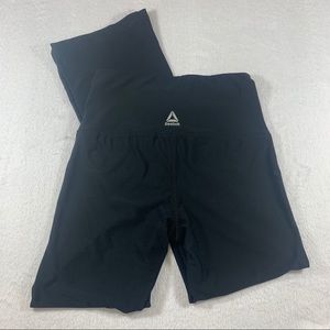 Reebok Black Yoga Training Pants Straight Leg XS